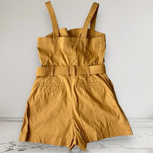 A.L.C. Gillian Romper in Goldenrod Size 8 - Picture 7 of 15